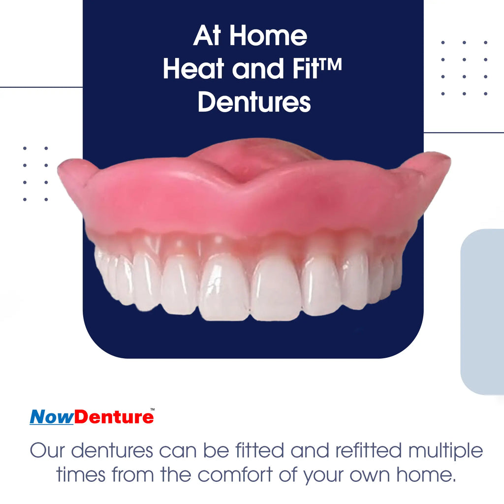 Heat and Fit™ NowDenture™ – Immediate Dentures by Mail – Ready to Use in Minutes! NowDenture