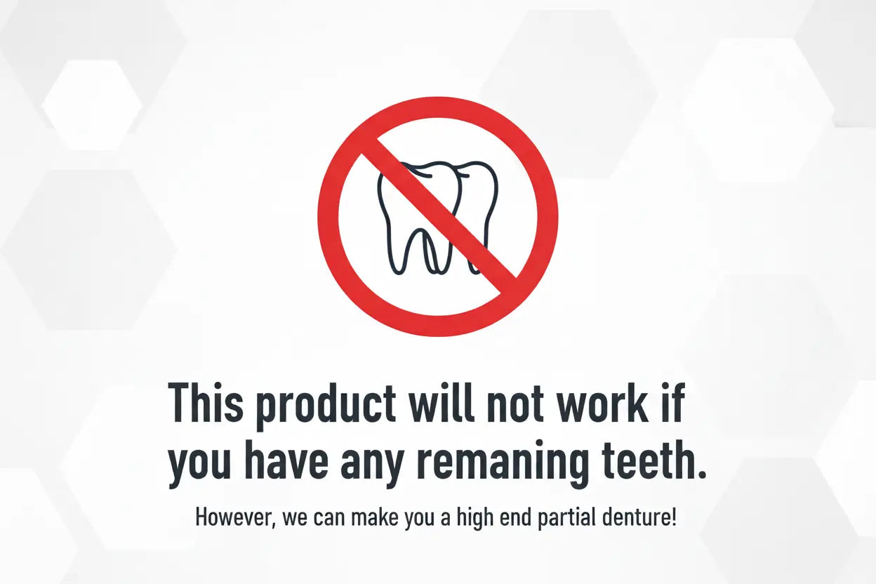 Heat and Fit™ NowDenture™ – Immediate Dentures by Mail – Fully Assembled and Ready to Use in Minutes! Exclusively from Denture Rescue. NowDenture