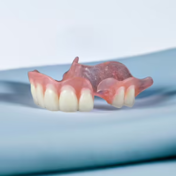 Prothèses dentaires partielles sur mesure - Dirigées par le dentiste - Kit de prise d'empreinte inclus